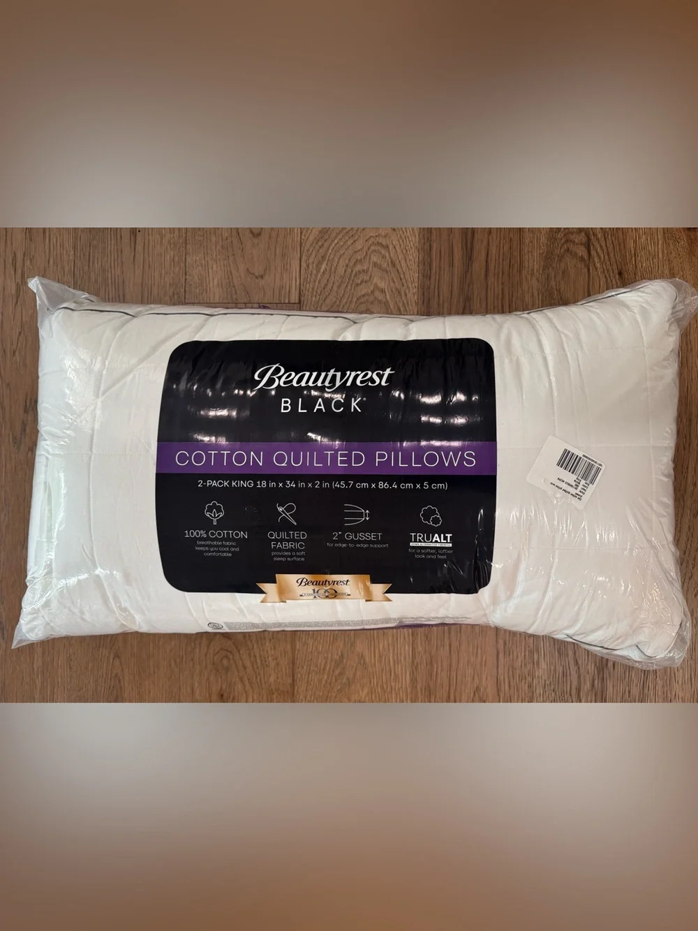 🎉LAST CHANCE🎉BEAUTYREST BLACK 2pk Luxurious Down Alternative Pillows‎
